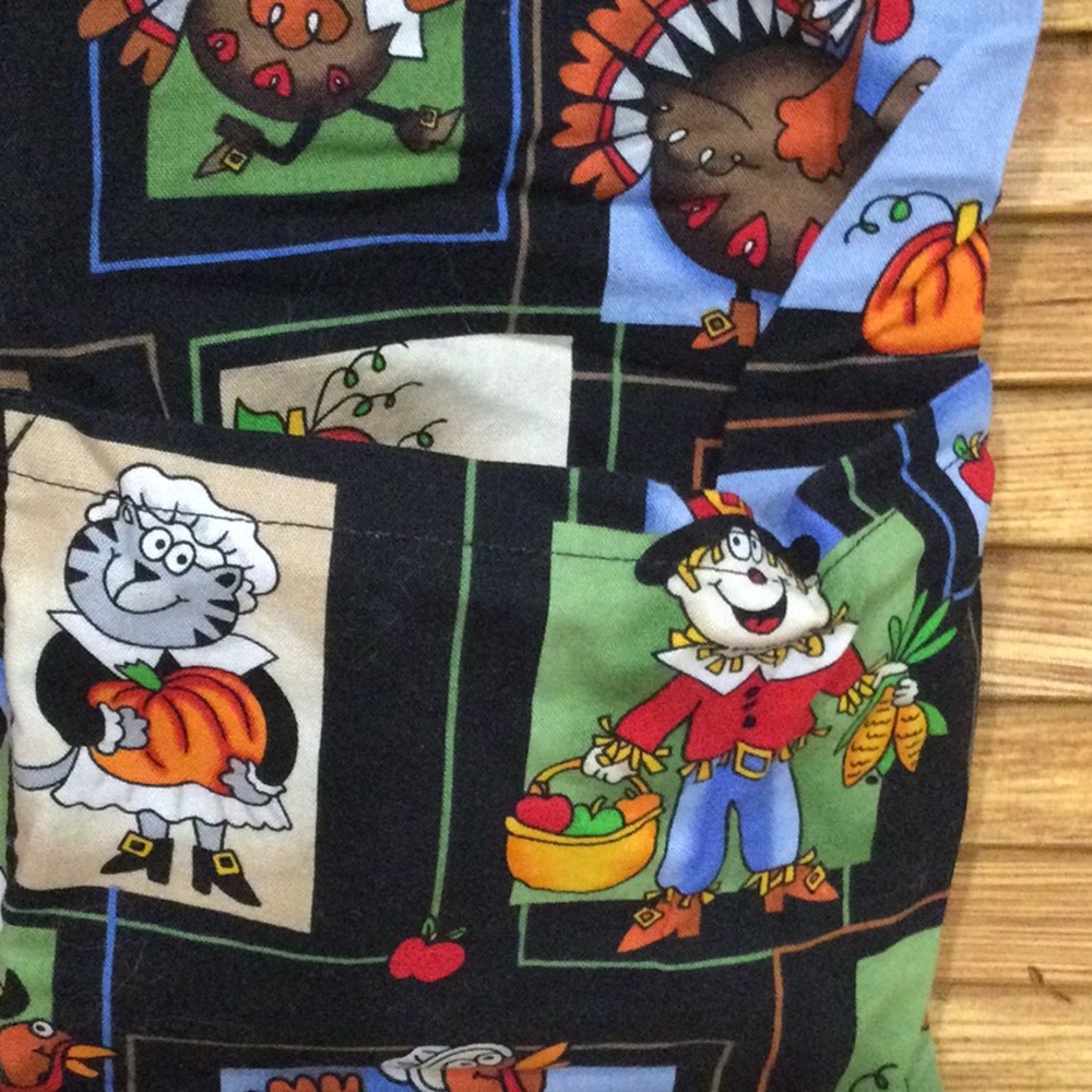 Fall themed scrub top - Picture 6 of 8